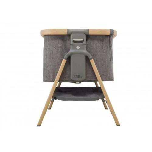 Tutti Bambini CoZee Bedside Crib - Oak and Charcoal