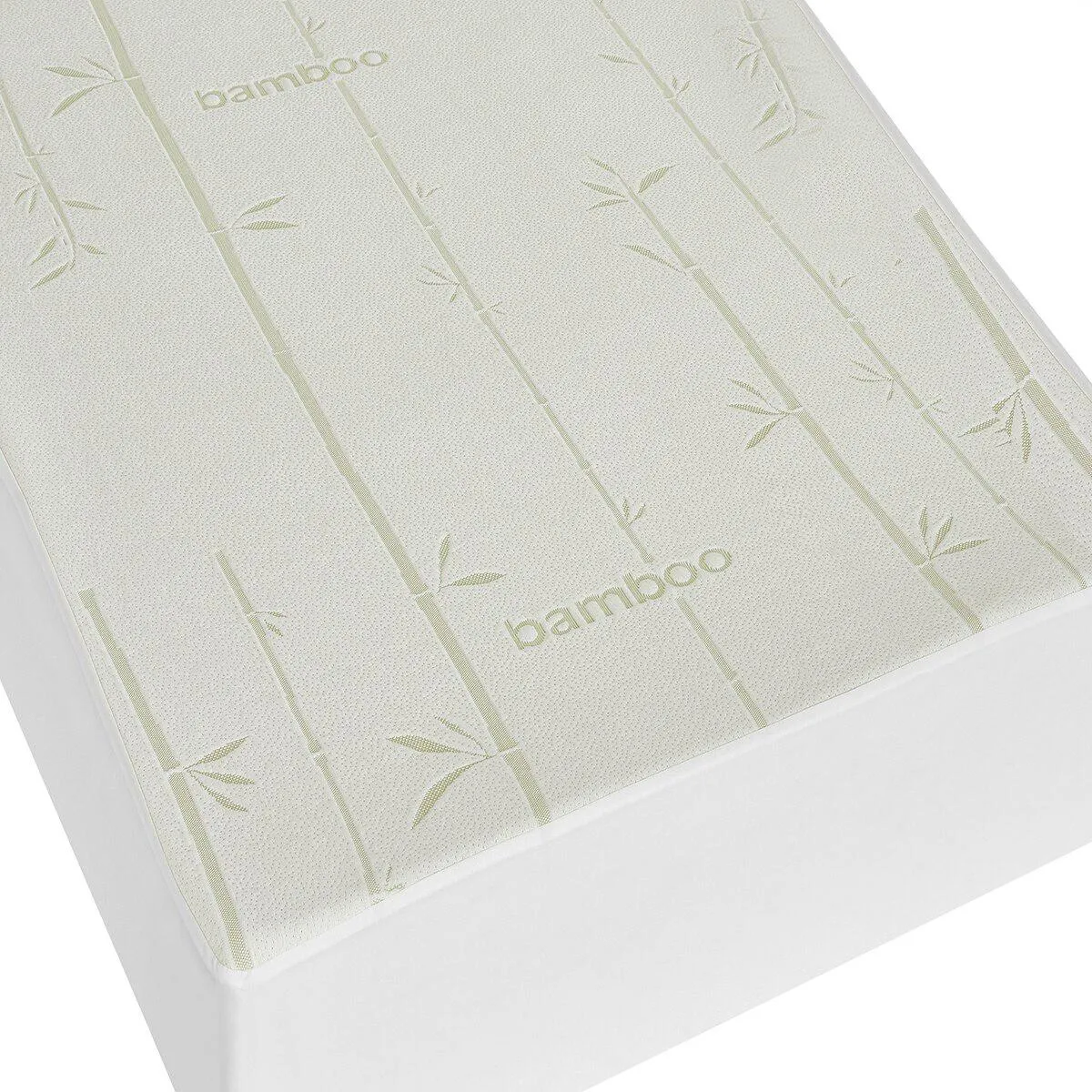 Waterproof Antibacterial Hypoallergenic Bamboo Mattress Protector