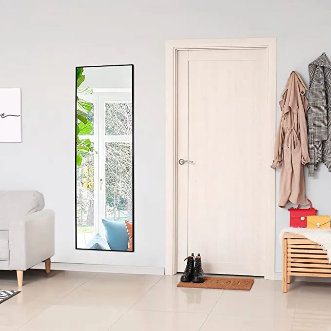 ZENY™ 65"x22" Full Length Floor Mirror with Stand, Large Rectangle Wall Mounted Mirror